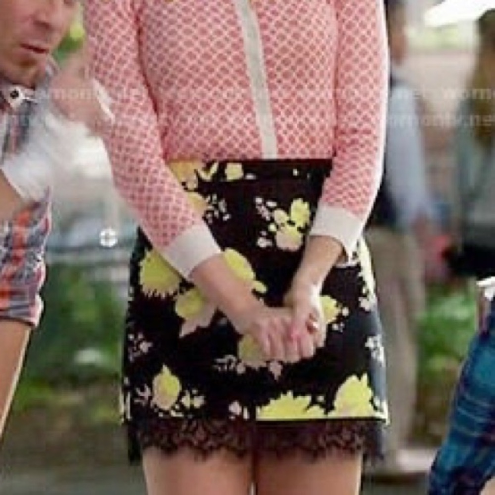 Topshop Black Floral Print Mini Skirt US4 UK8 from ASOS - Picture 7 of 7